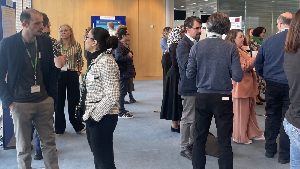 Image of scientists networking at our Network launch event